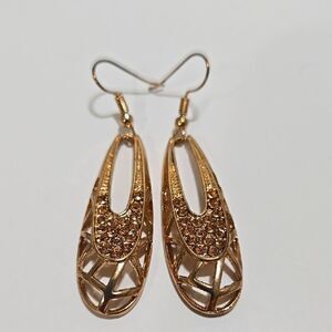 Gold Teardrop Earrings